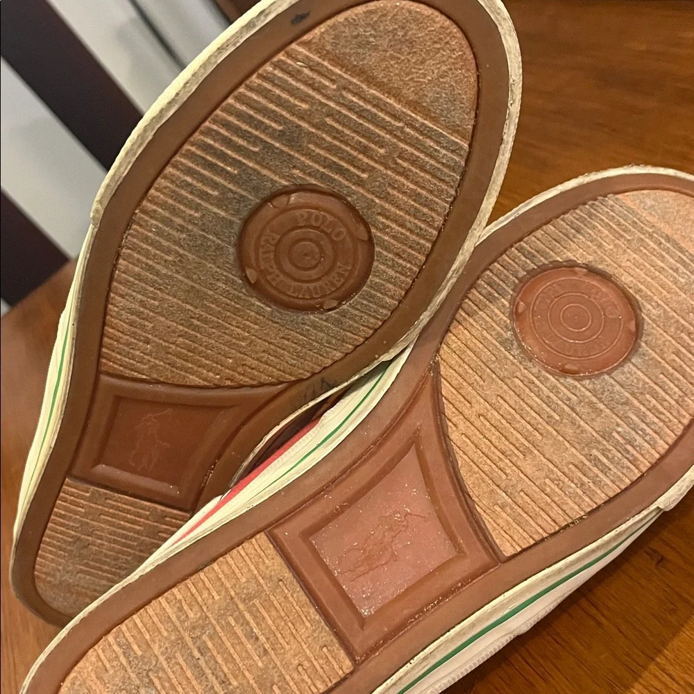 Polo Ralph Lauren Vance Side Lace Deck Boat Shoes Sneakers Pink Mens Size 11.5